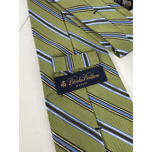 Versace Ermenegildo Zegna Brooks Brothers Silk Tie Lot Of 7 Italy USA Designer - Picture 9 of 16